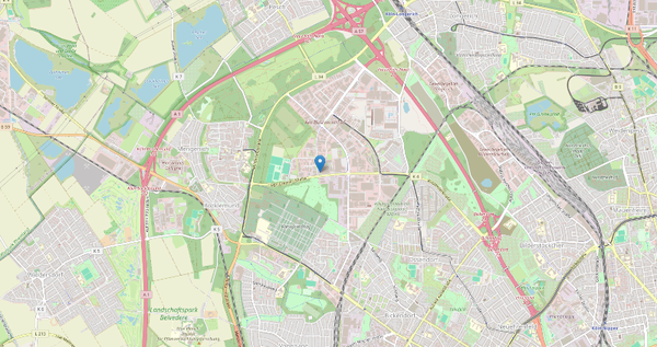 OSM Karte Köln Ossendorf Gewerbegebiet OSM Karte Köln Ossendorf Gewerbegebiet